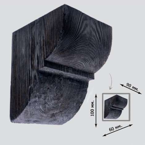 Фото - Консоль Elite Decor Deco Wood модерн 100x90x60 Дуб Темный ED017DT