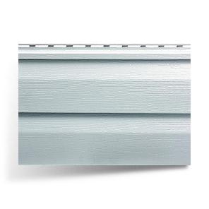 Картинка - Сайдинг двухпереломный "Alta-Siding" 3660х230 светло-серый