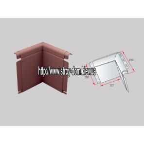 Картинка - Угол откоса к фасадным панелям белый