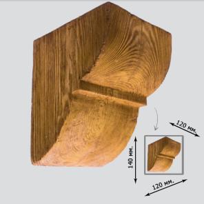 Картинка - Консоль Elite Decor Deco Wood модерн 140x120x120 Дуб Светлый ED016DS