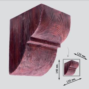 Картинка - Консоль Elite Decor Deco Wood рустик 140x120x120 Дуб Красный EQ016K