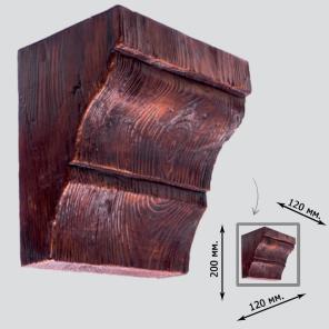 Картинка - Консоль Elite Decor Deco Wood рустик 200x120x120 Дуб Красный EQ036K