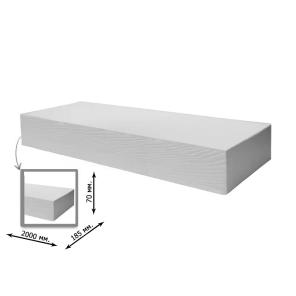 Картинка - Декоративная балка Elite Decor Deco Wood модерн 2000x70x185 Белая ED109B2M