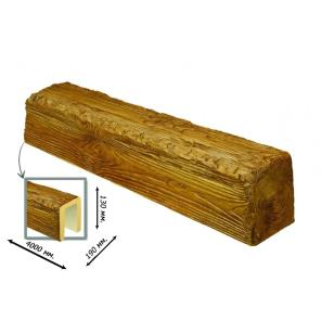 Картинка - Декоративная балка Elite Decor Deco Wood Рустик 4000x130x190 Дуб Светлый EQ005DB4m