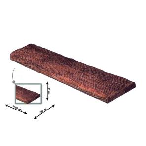 Картинка - Панель Elite Decor Deco Wood Рустик 3000x35x190 Дуб Красный ET305K3M