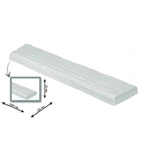 Картинка - Панель Elite Decor Deco Wood Рустик 3000x35x120 Белая ET306B3M