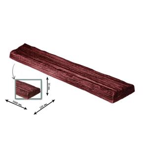 Картинка - Панель Elite Decor Deco Wood Рустик 3000x35x120 Дуб Красный ET306K3M