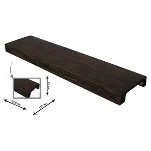 Картинка - Панель Elite Decor Deco Wood модерн 3000x30x120 Дуб Темный ET506DT3M