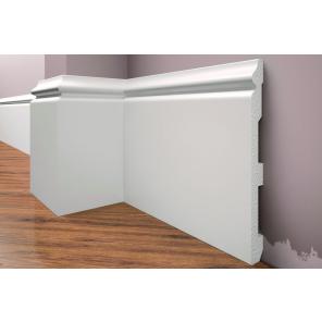 Картинка - Плинтус Cezar Elegance 2440x179x16,5 Белый LPC33