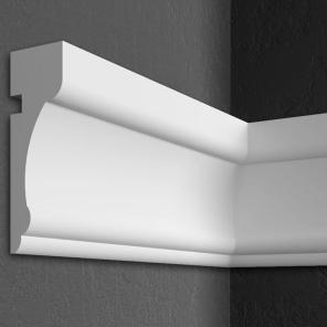 Картинка - Молдинг гладкий фасадный Elite Decor Prestige Decor 2000x120x45 MC 156