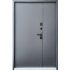 Фото - Входная дверь ФОРТ Premium Трек 1200 ral 7024  / Антрацит -  №3