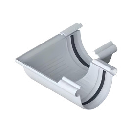 Угол желоба 90° 125 мм Альта Профиль Белый