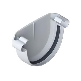 Заглушка желоба 125 мм Альта Профиль Белый