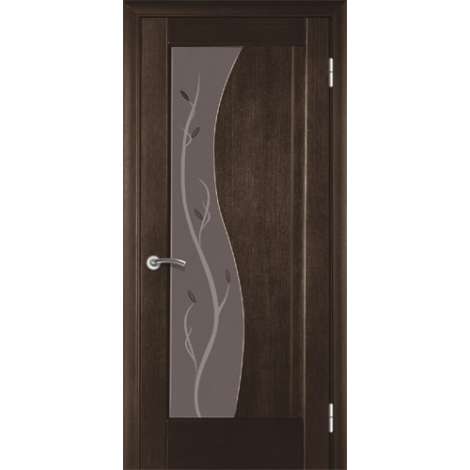 Фото - Двері міжкімнатні модель 16 (глухі/скляні) венге Terminus