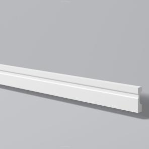 Картинка - Плінтус NMC WallStyl FD7 2000x70x15 Білий 3010220
