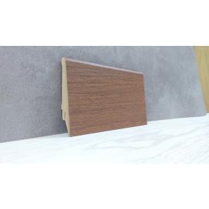 Картинка - Плінтус Супер Профіль Горіх Лісовий 2800x80x21 Світло-коричневий 1682orl